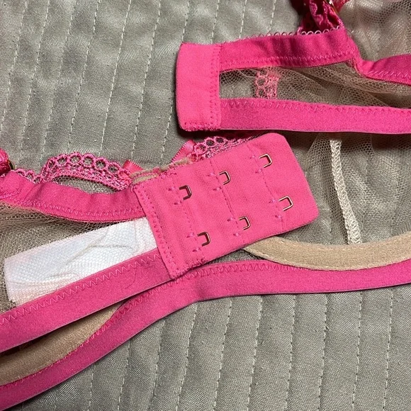 Agent provocateur Kay pink nude 32dd bra - Picture 6 of 8